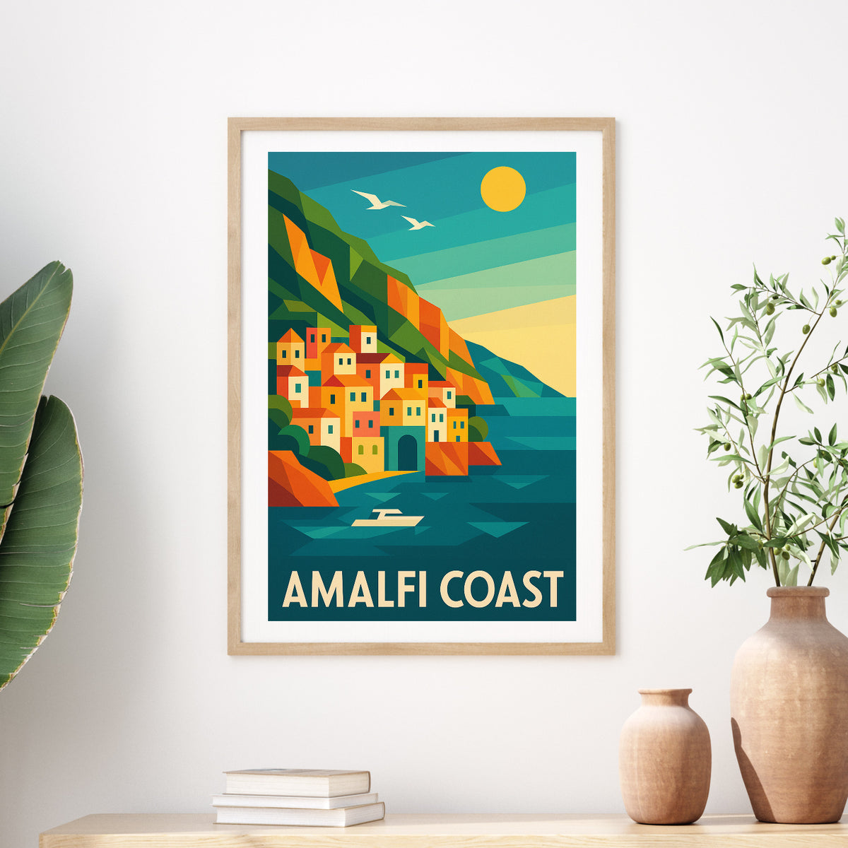 Amalfi graphic print
