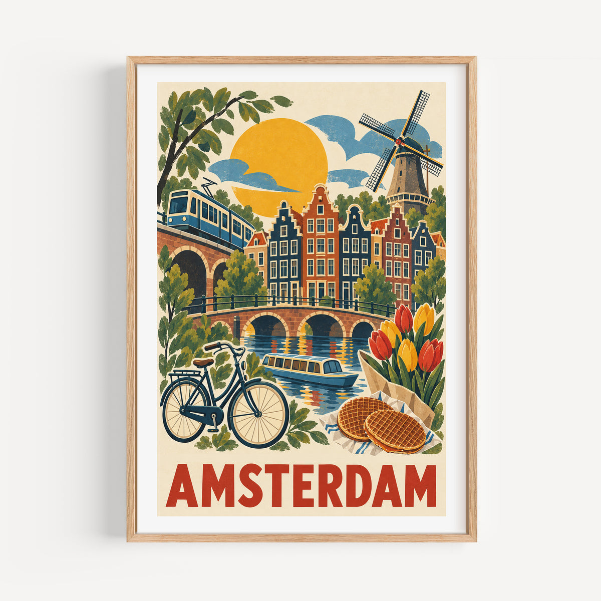 Amsterdam graphic print