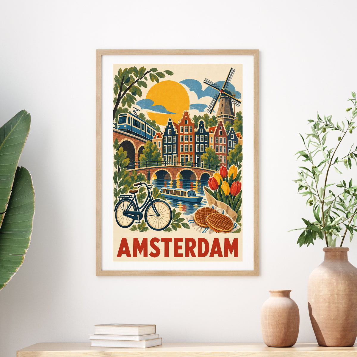 Amsterdam graphic print