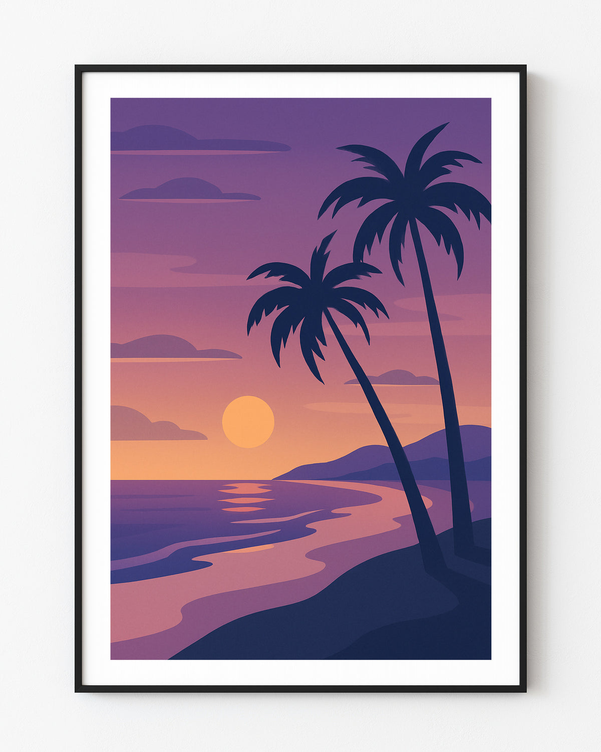 Beach graphic print