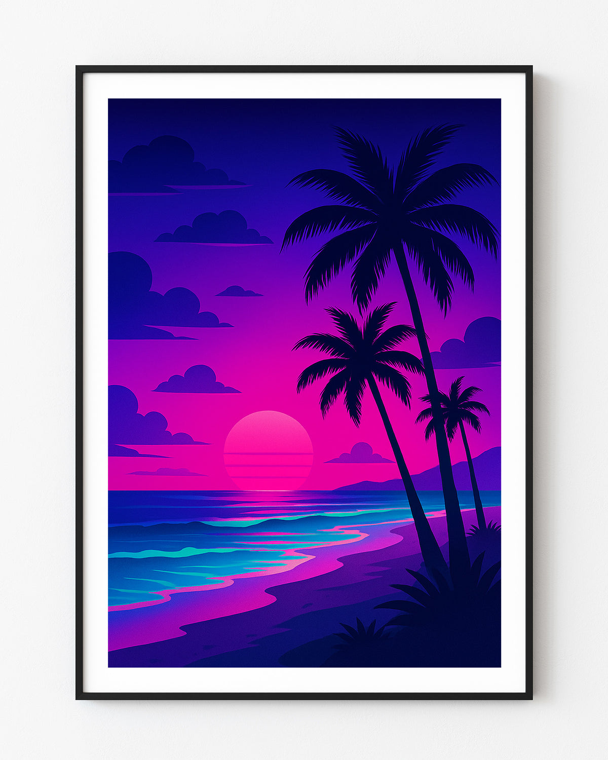 Beach graphic print
