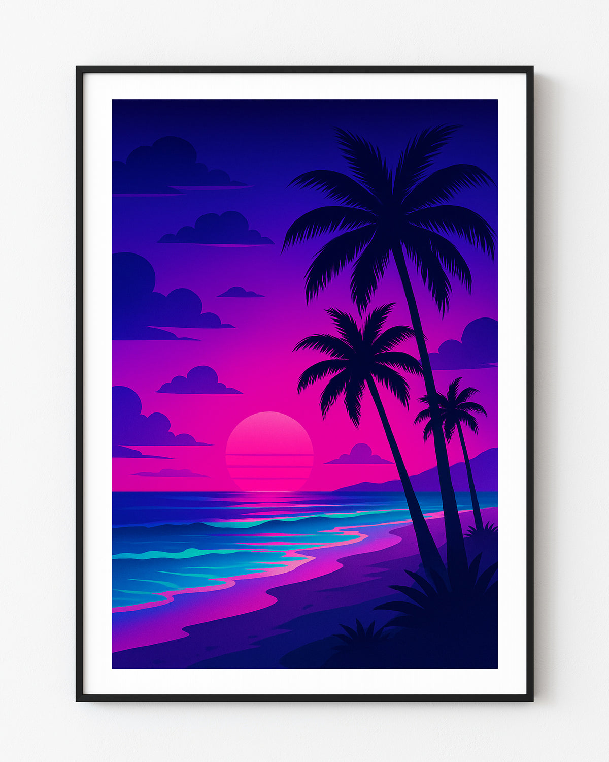 Beach graphic print