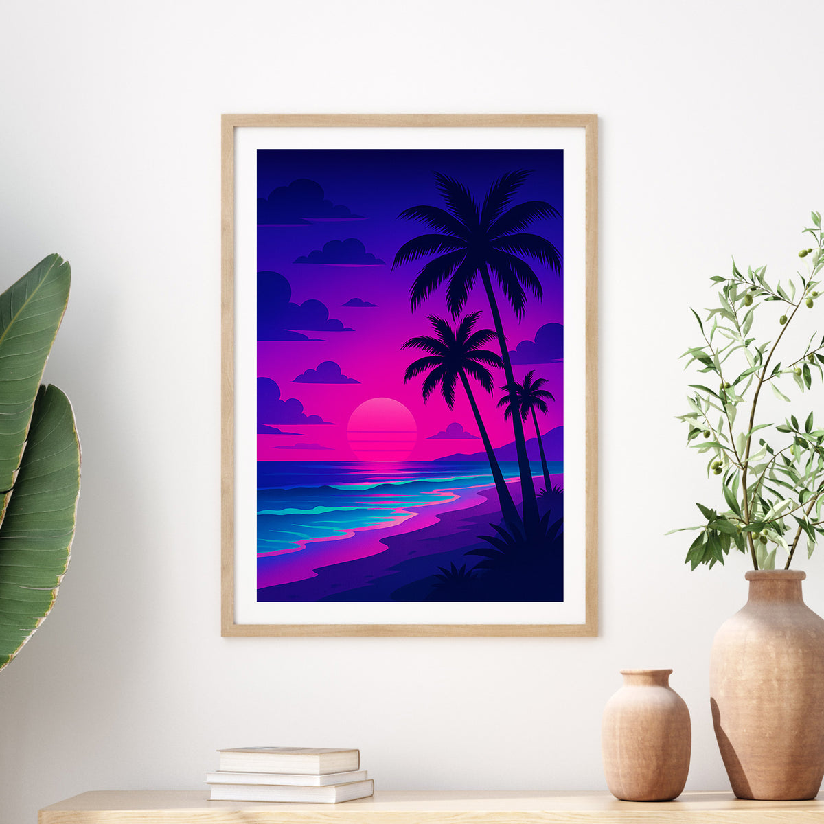 Beach graphic print