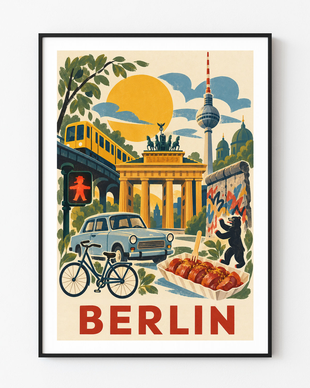 Berlin graphic print