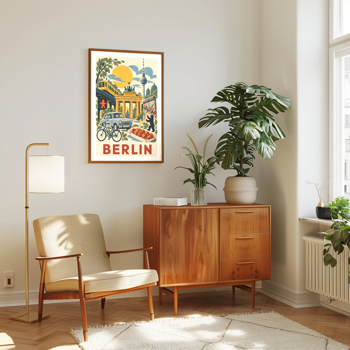 Berlin graphic print