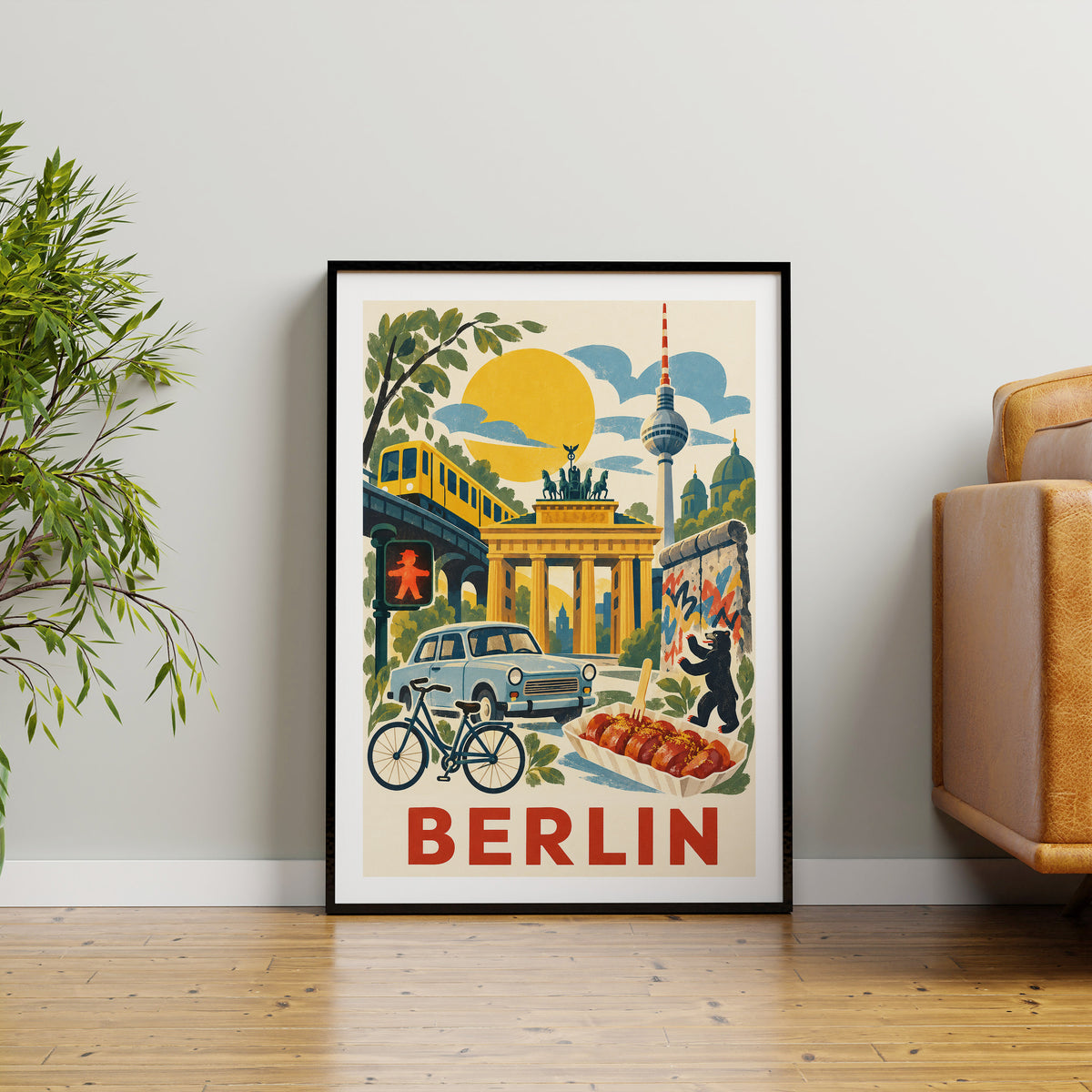 Berlin graphic print