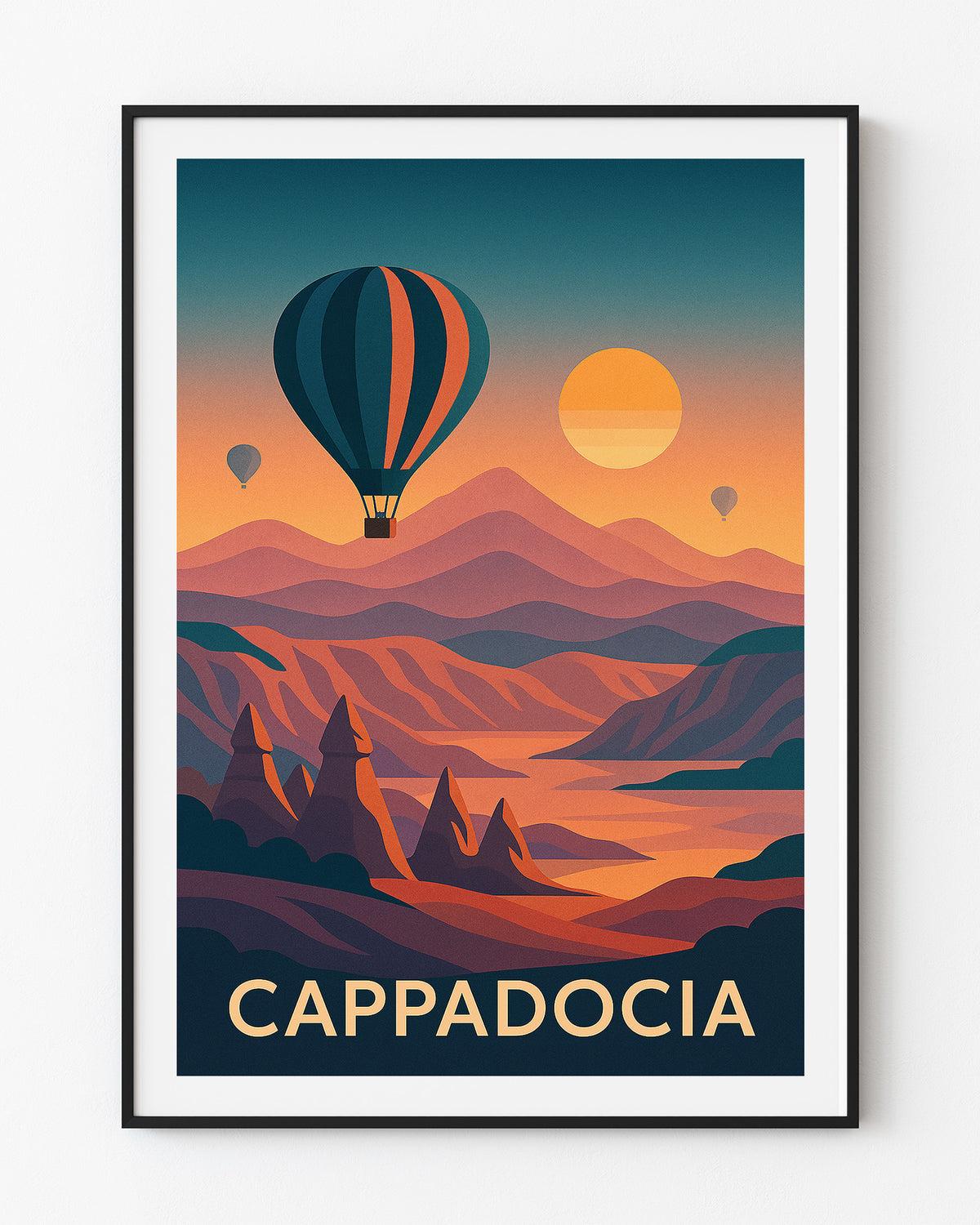 Cappadocia graphic print