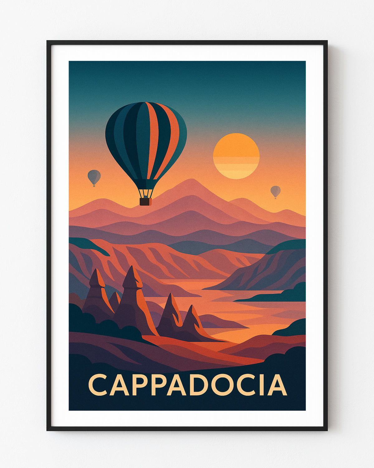 Cappadocia graphic print