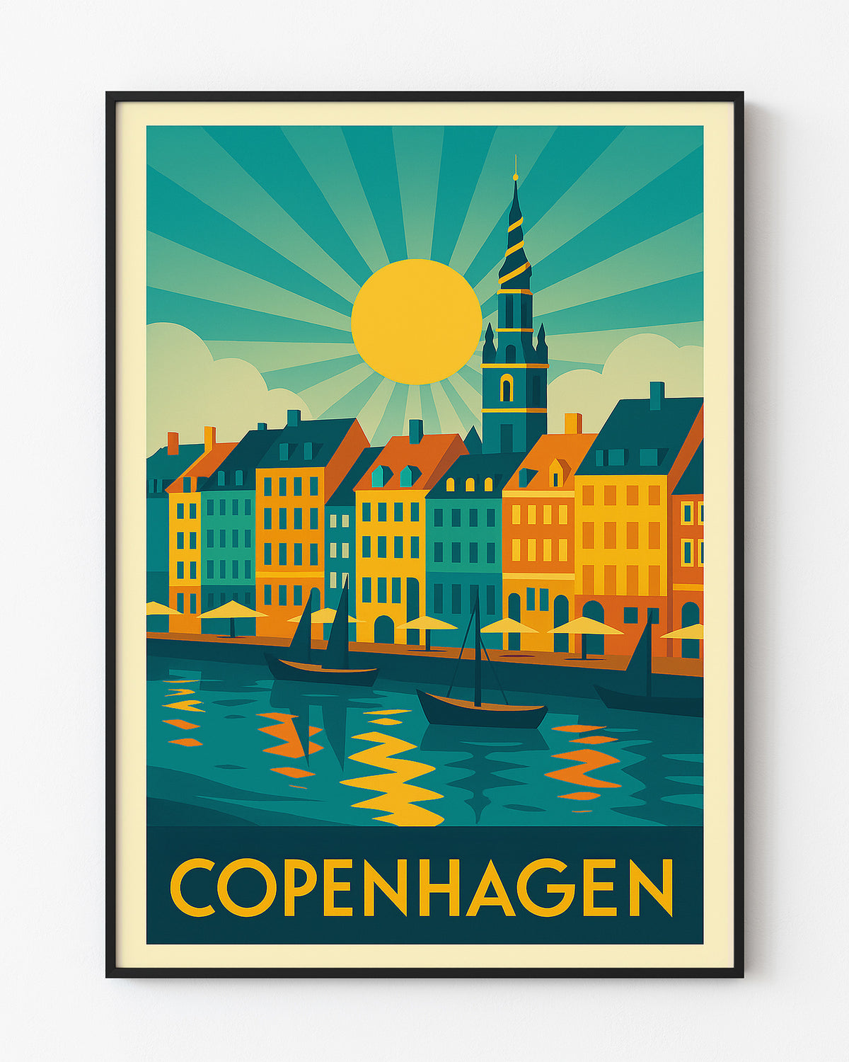 Copenhagen graphic print