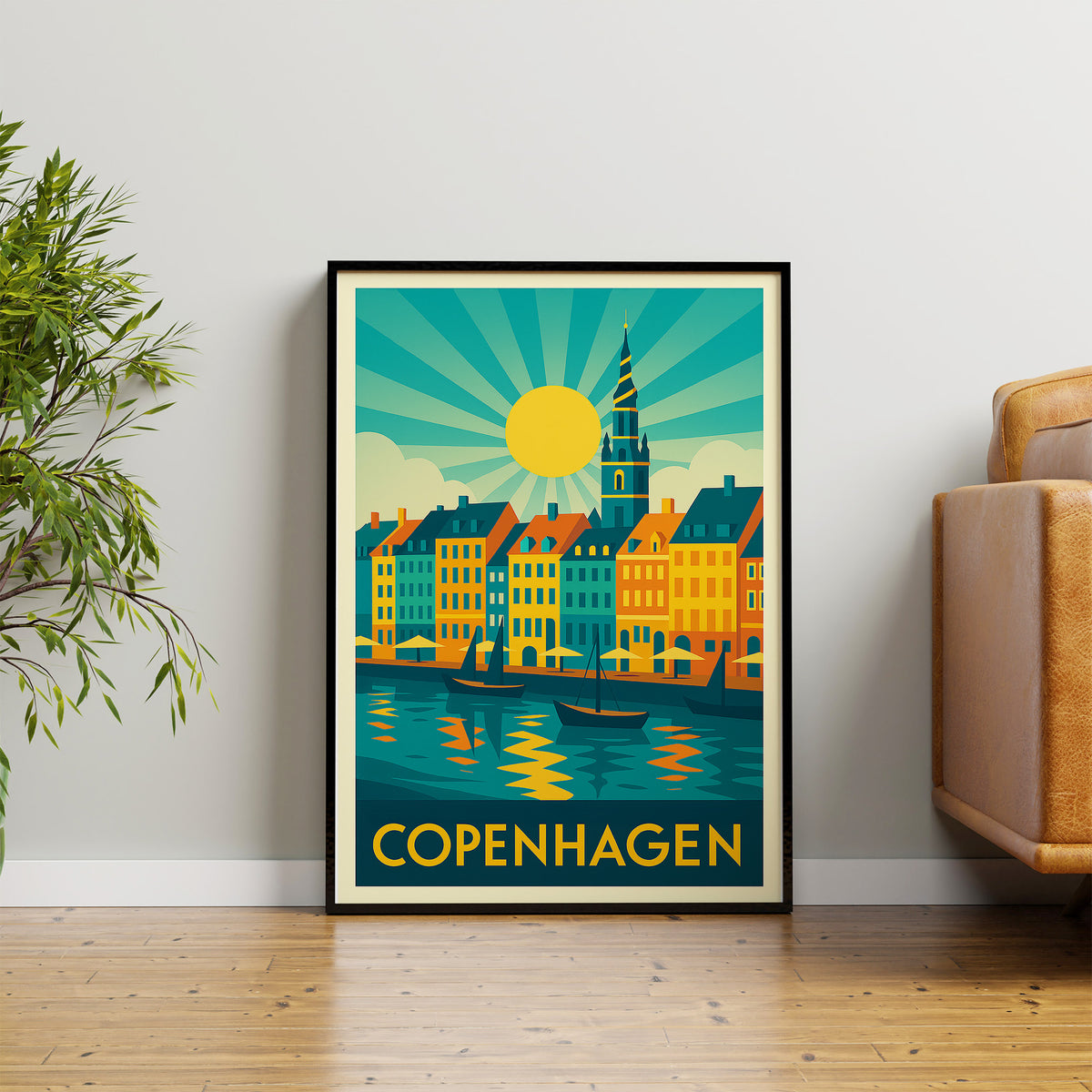 Copenhagen graphic print