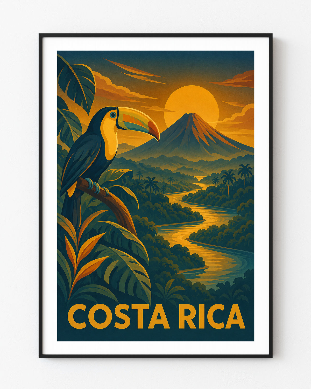 Costa Rica graphic print