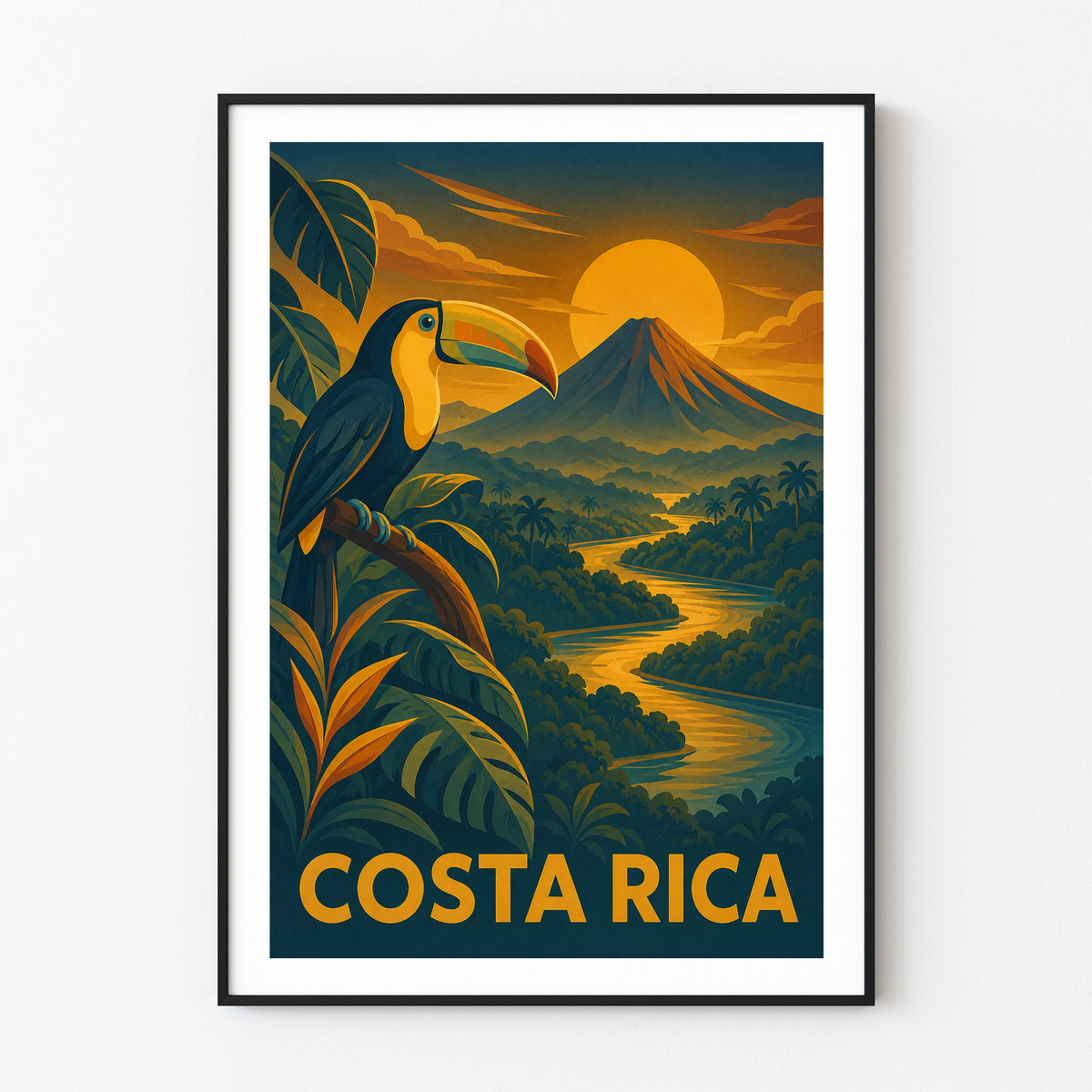 Costa Rica graphic print