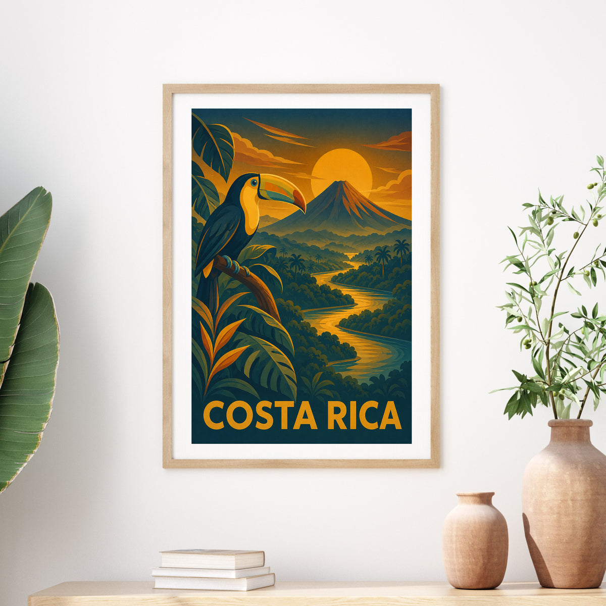 Costa Rica graphic print