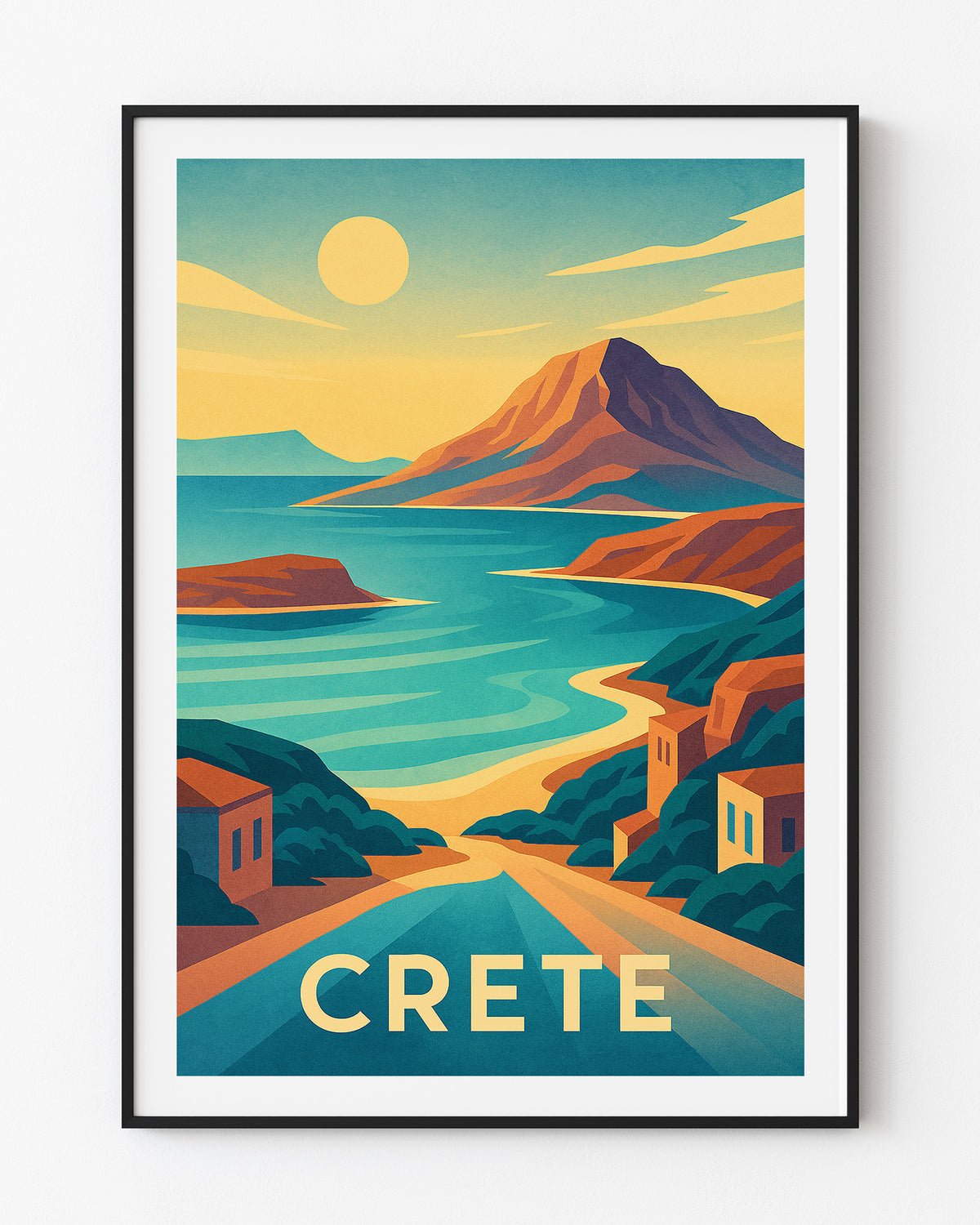 Crete graphic print