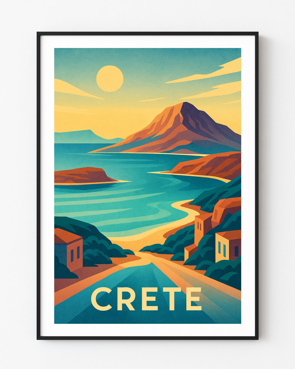 Crete graphic print