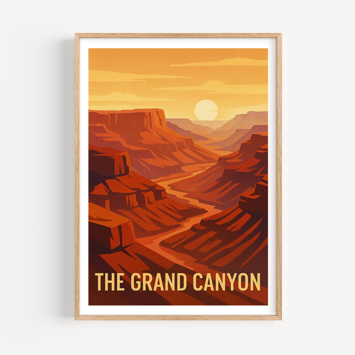 Grand Canyon graphic print