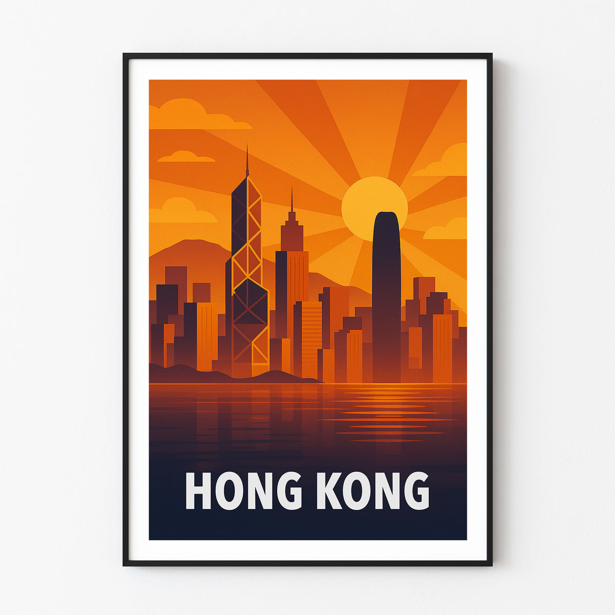 Hong Kong graphic print