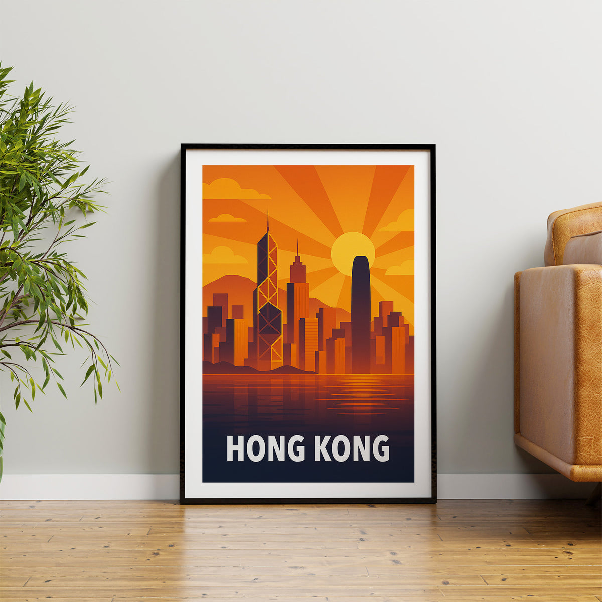 Hong Kong graphic print