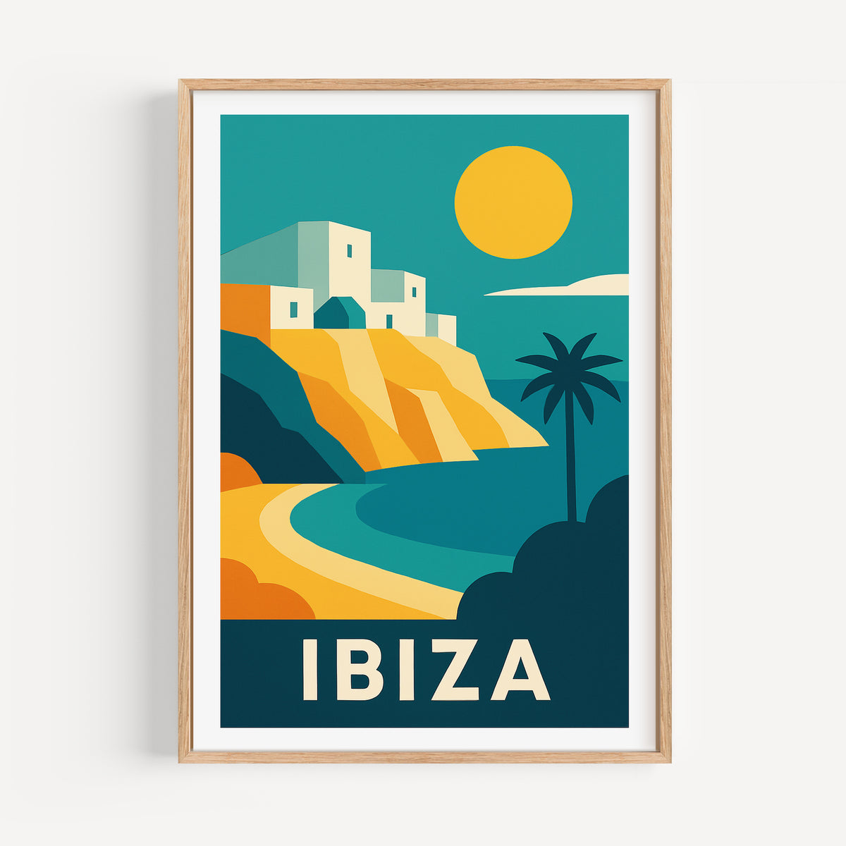 Ibiza graphic print