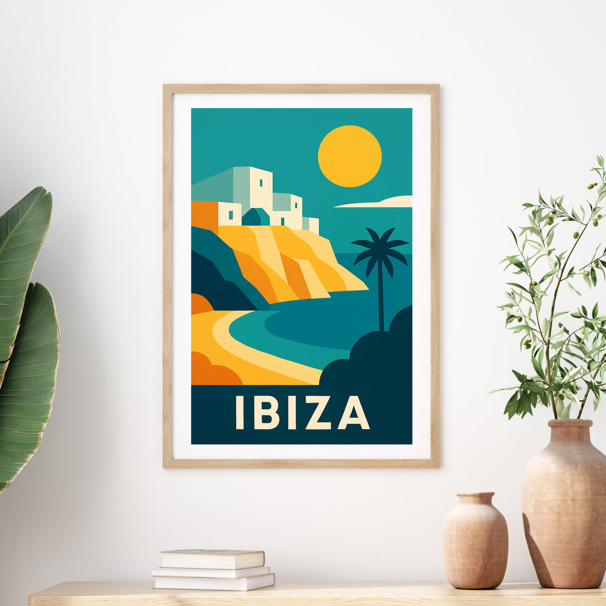 Ibiza graphic print