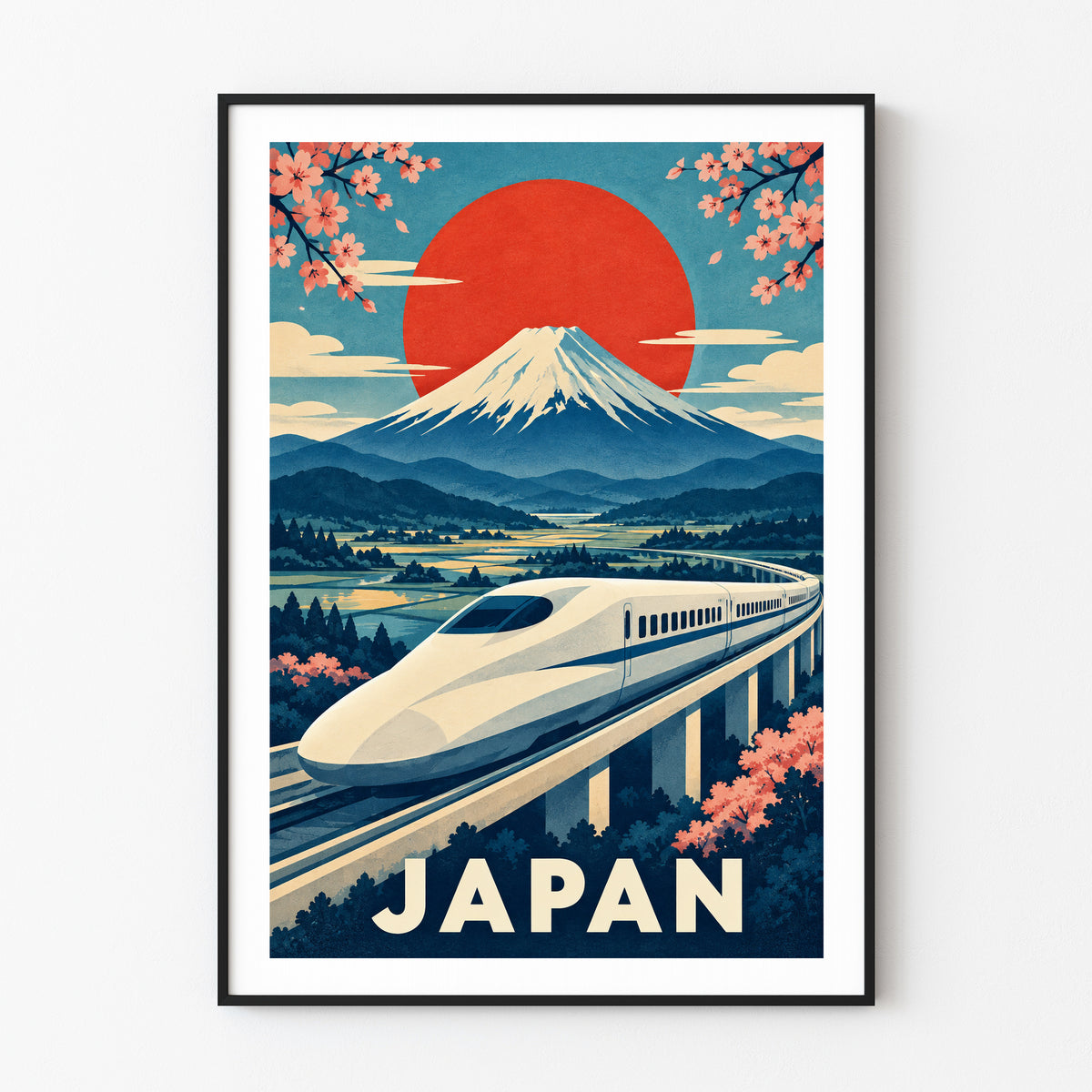 Japan graphic print