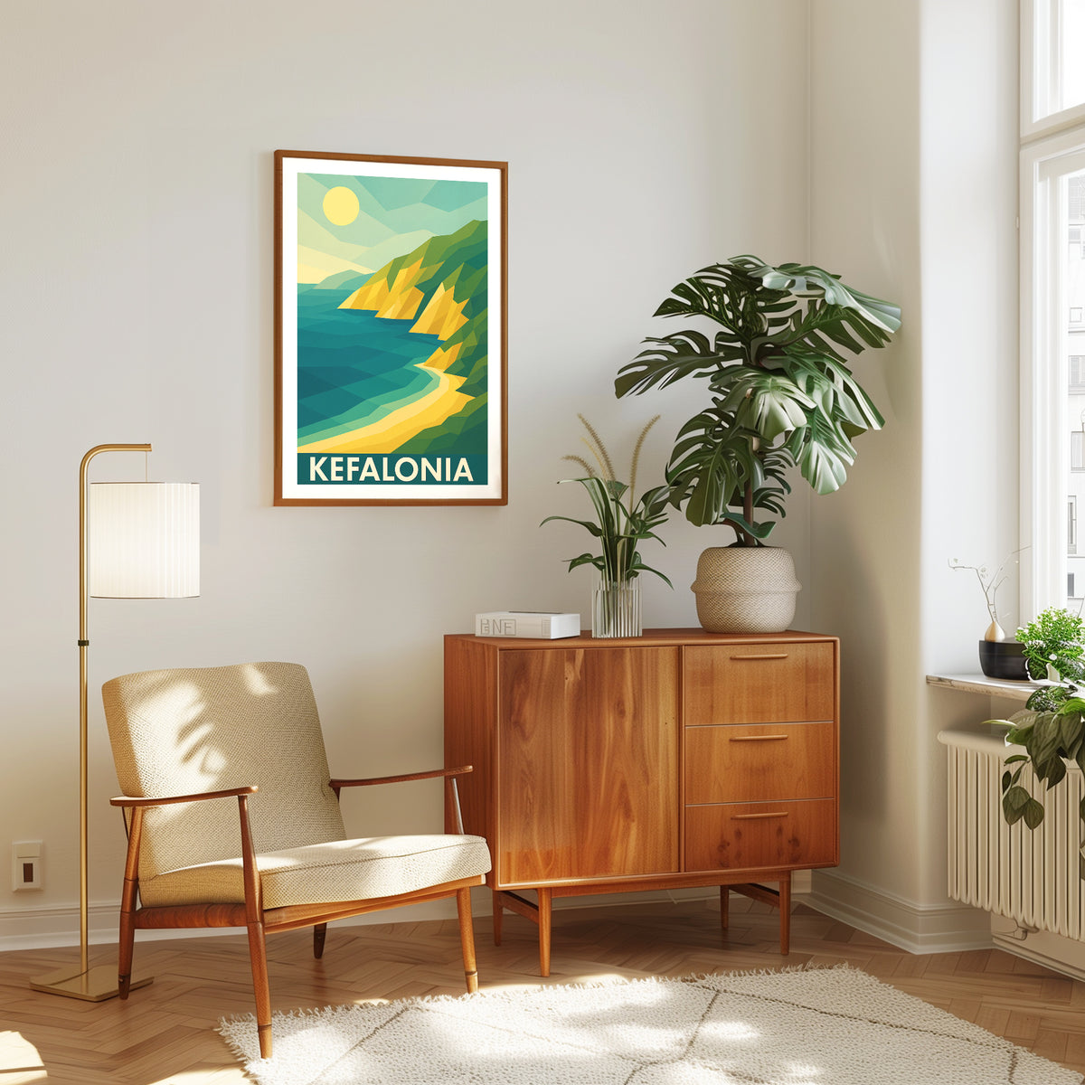 Kefalonia graphic print