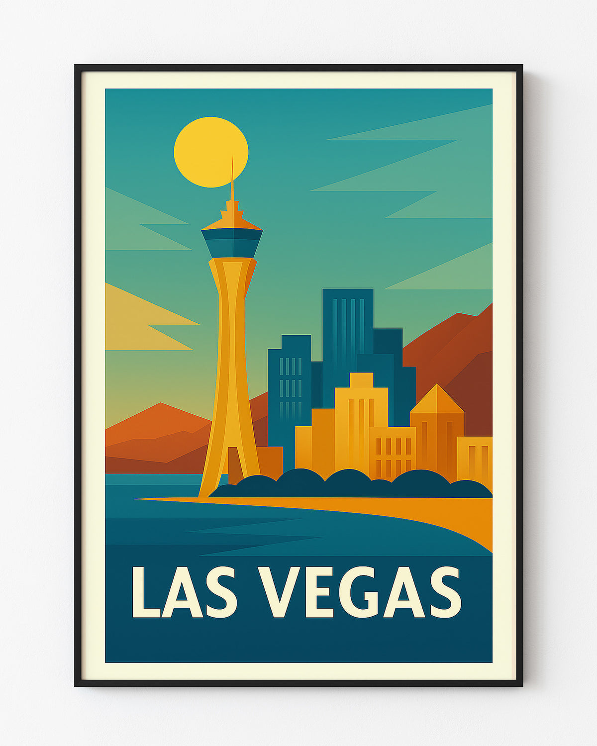 Las Vegas graphic print