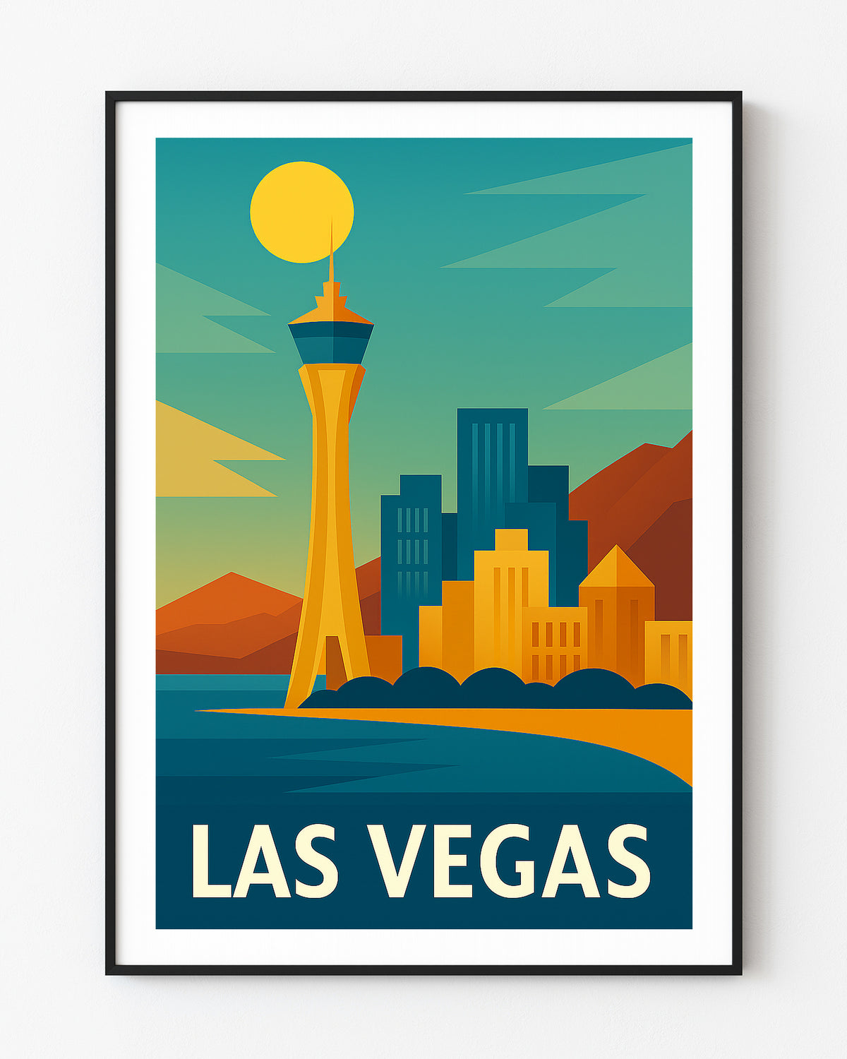 Las Vegas graphic print