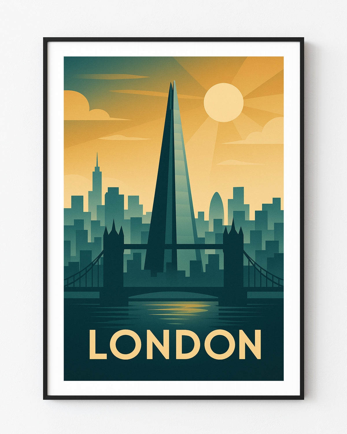 London graphic print