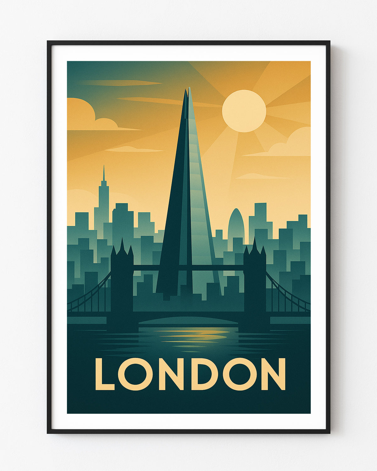 London graphic print