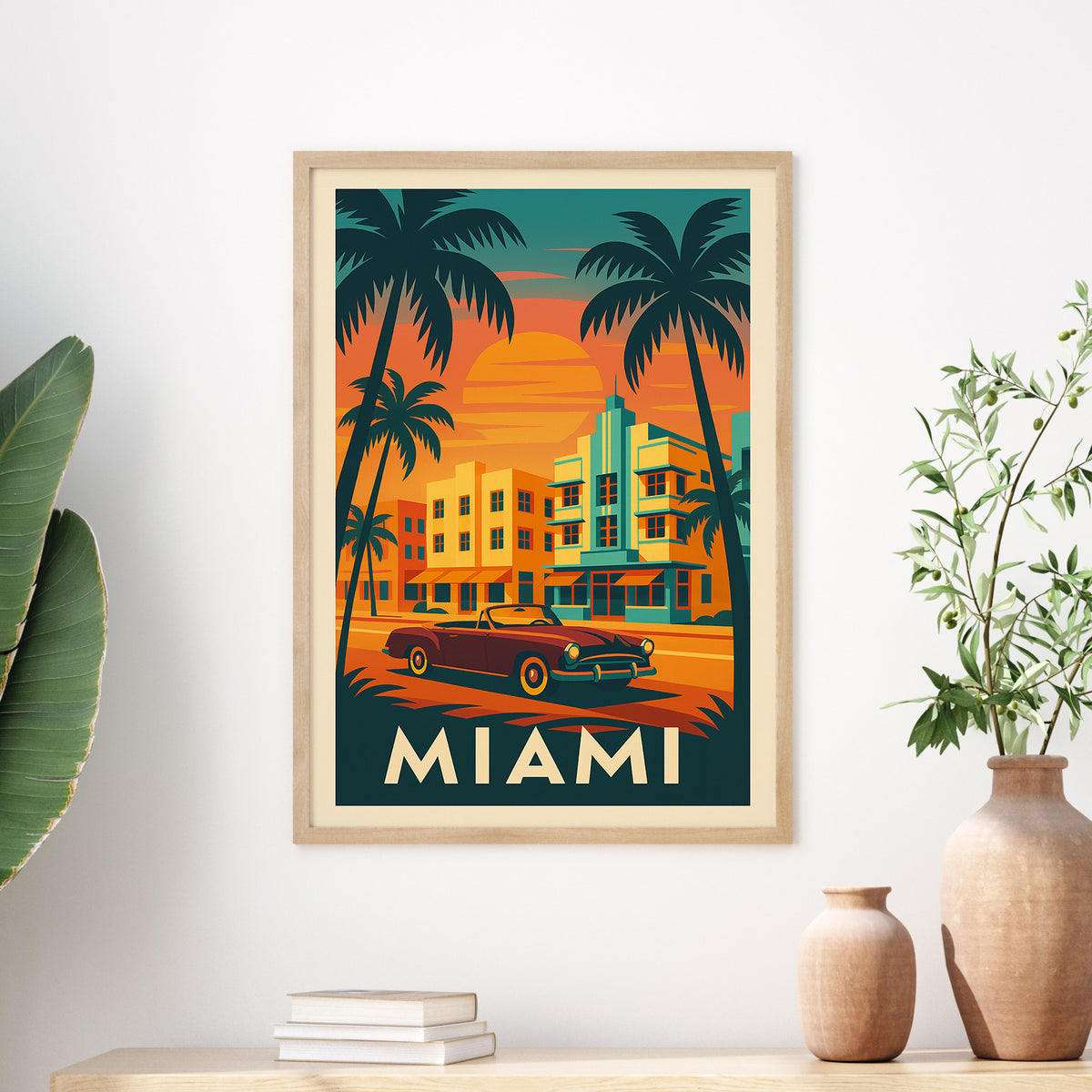 Miami graphic print