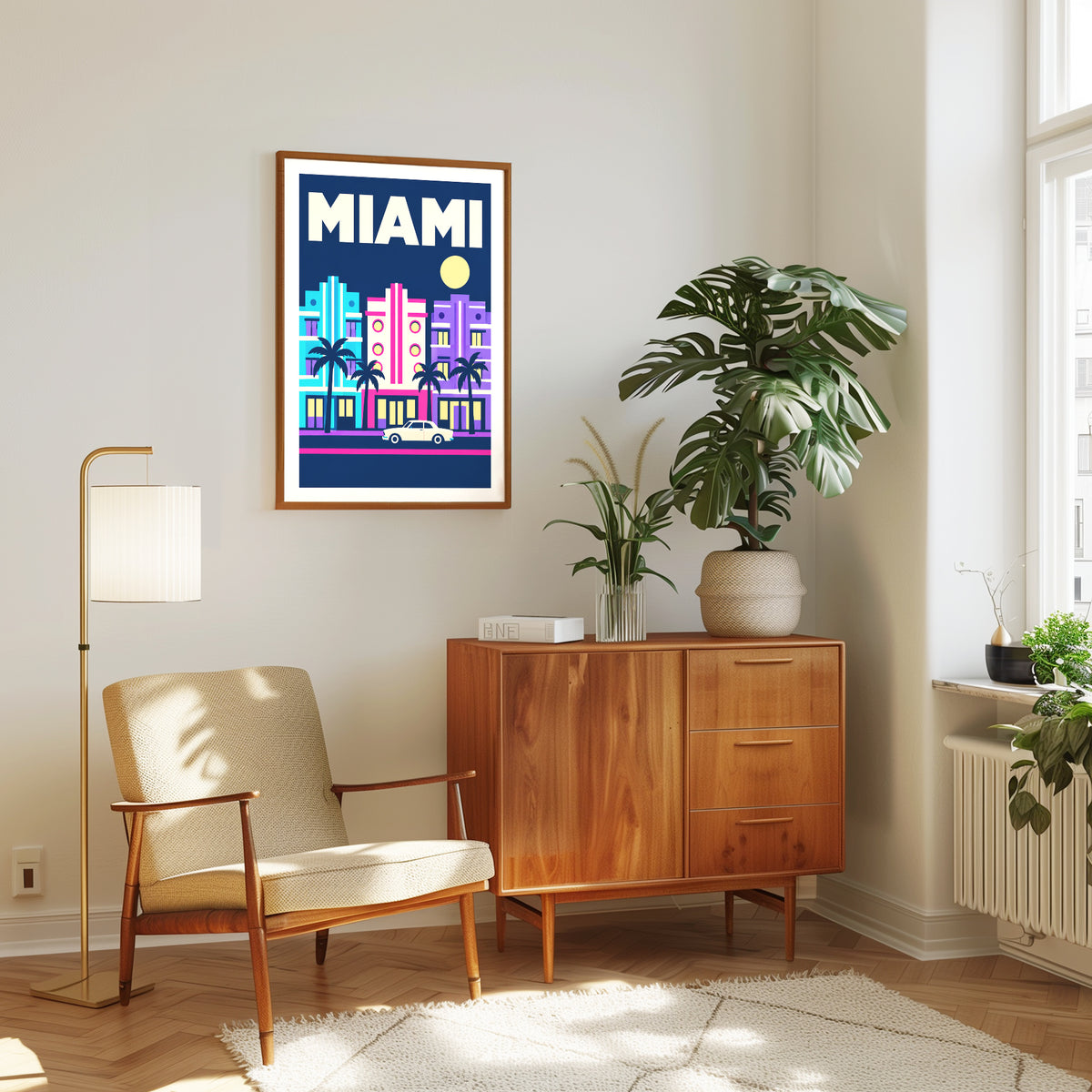 Miami graphic print