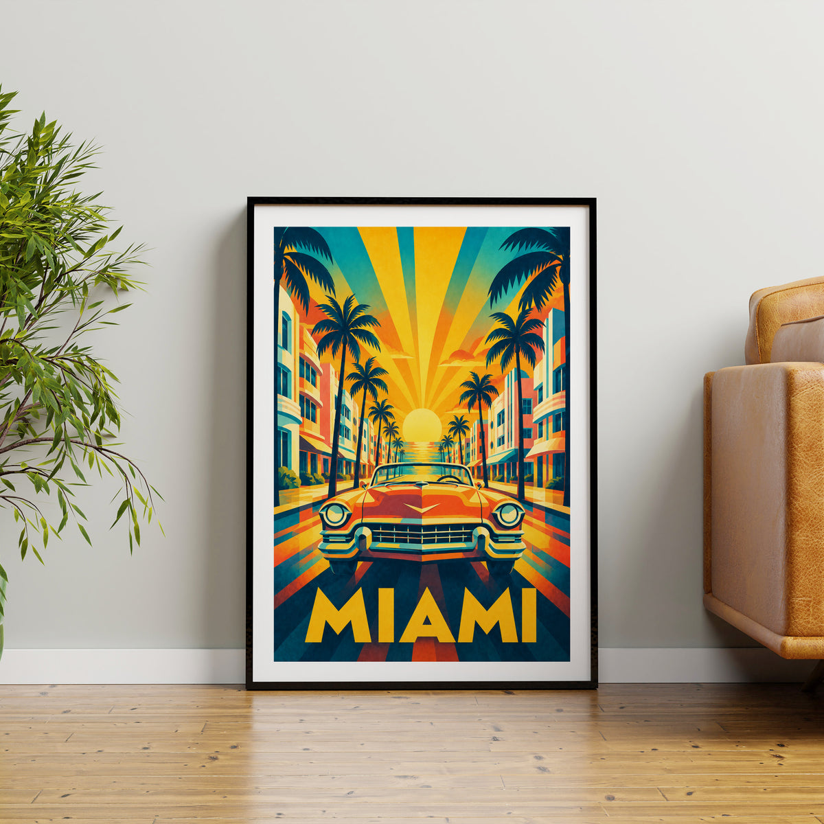 Miami graphic print