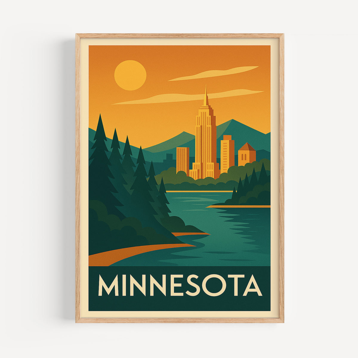 Minnesota graphic print