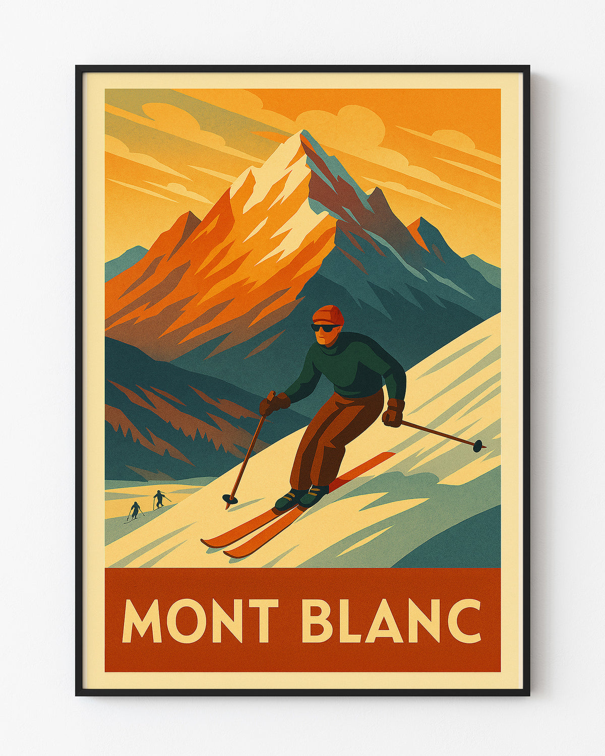 Mont Blanc graphic print