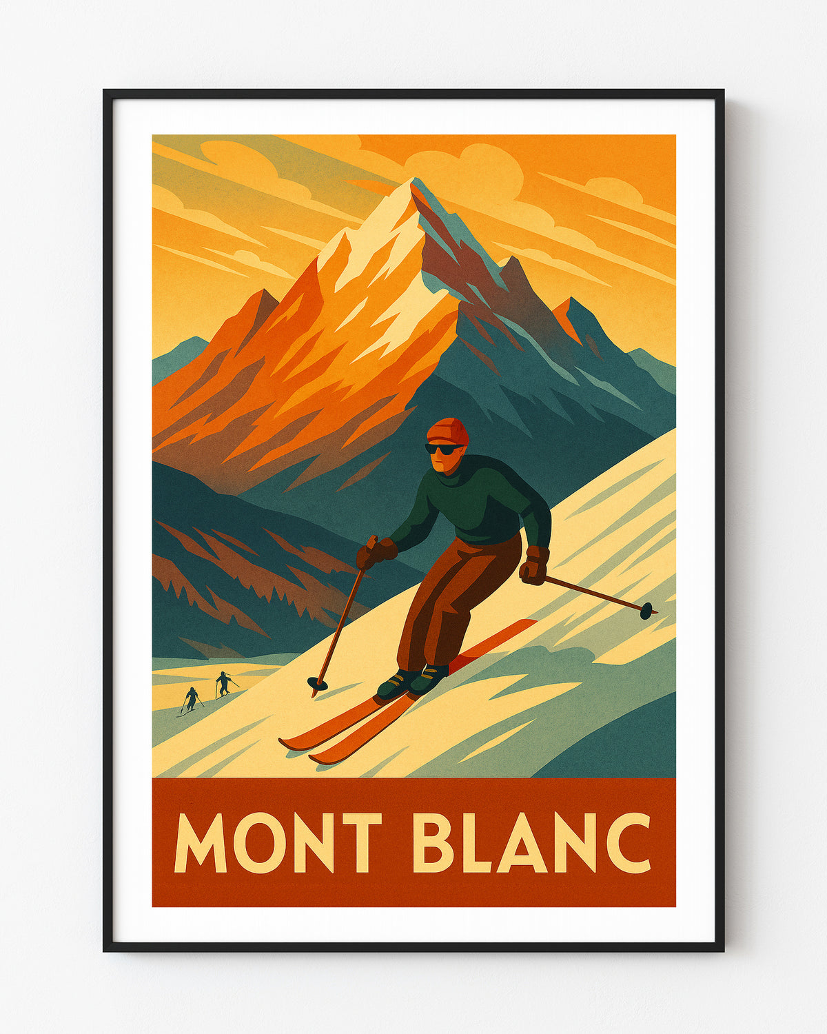 Mont Blanc graphic print