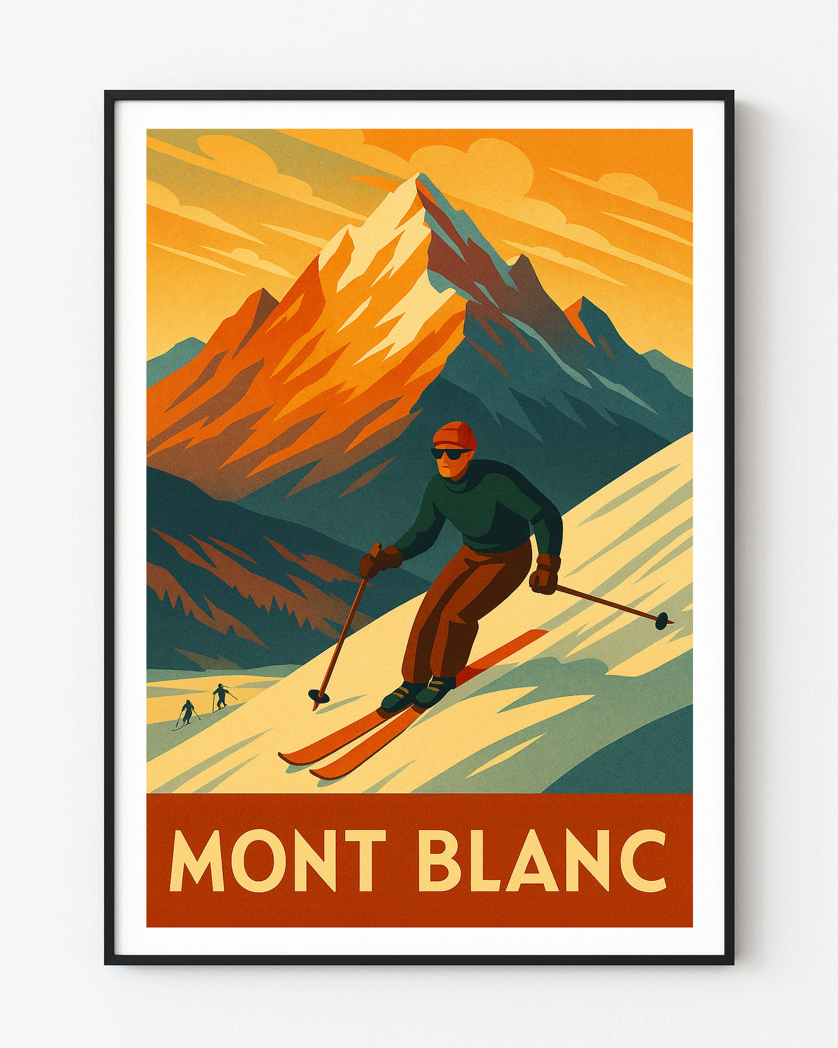 Mont Blanc graphic print