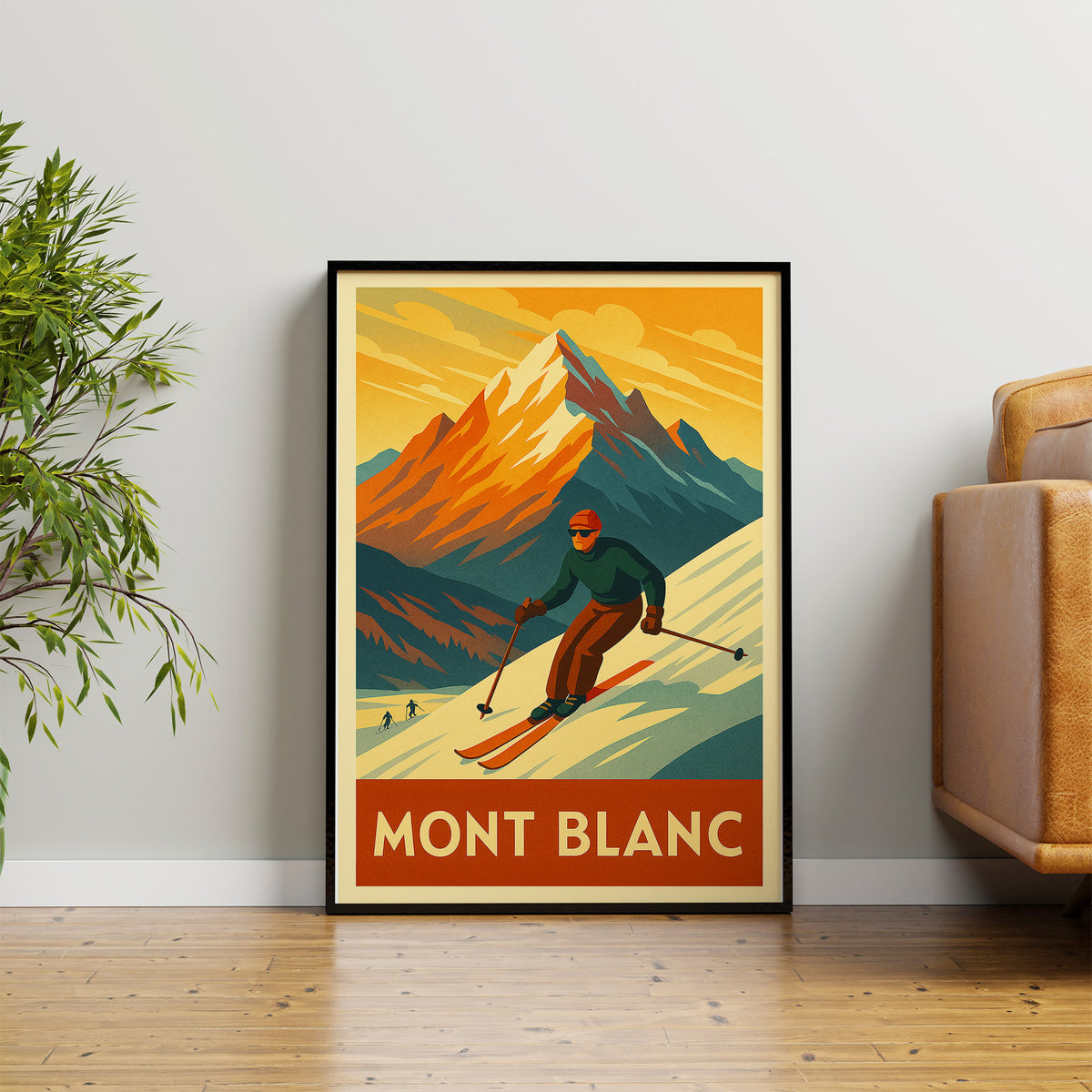 Mont Blanc graphic print