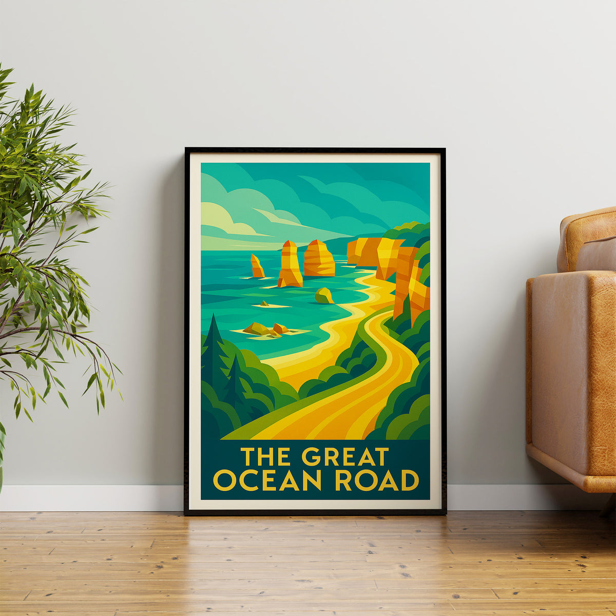 Ocean Road graphic print