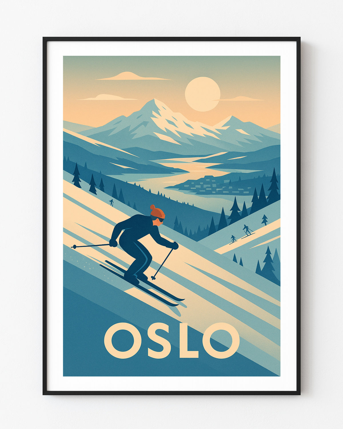 Oslo graphic print