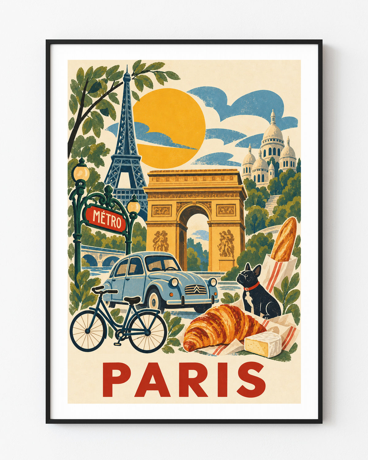Paris graphic print