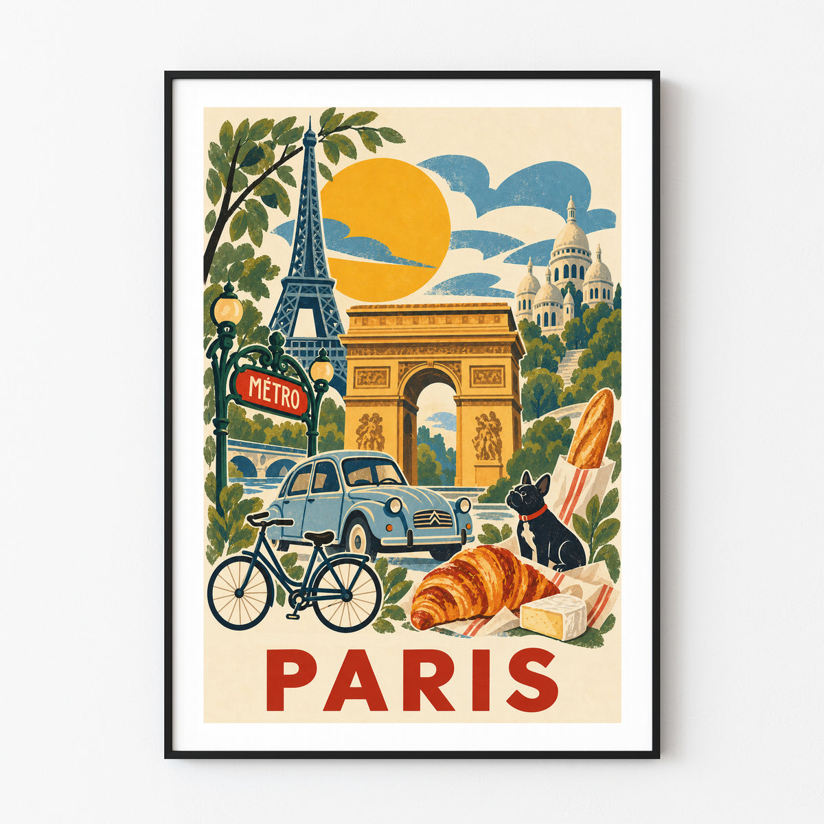Paris graphic print