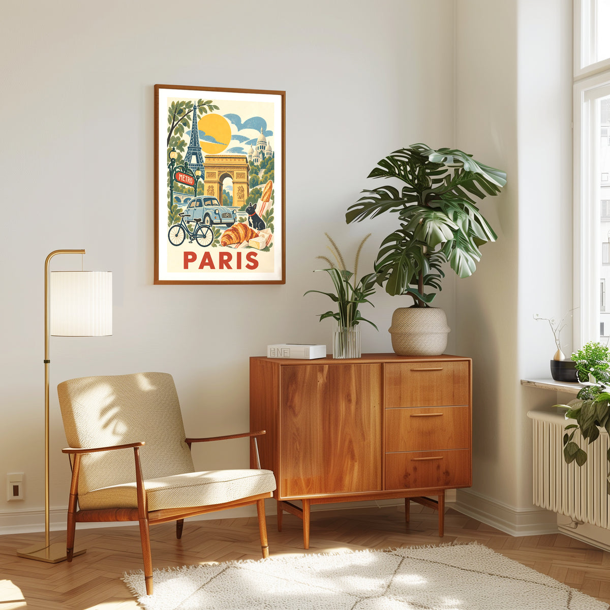 Paris graphic print