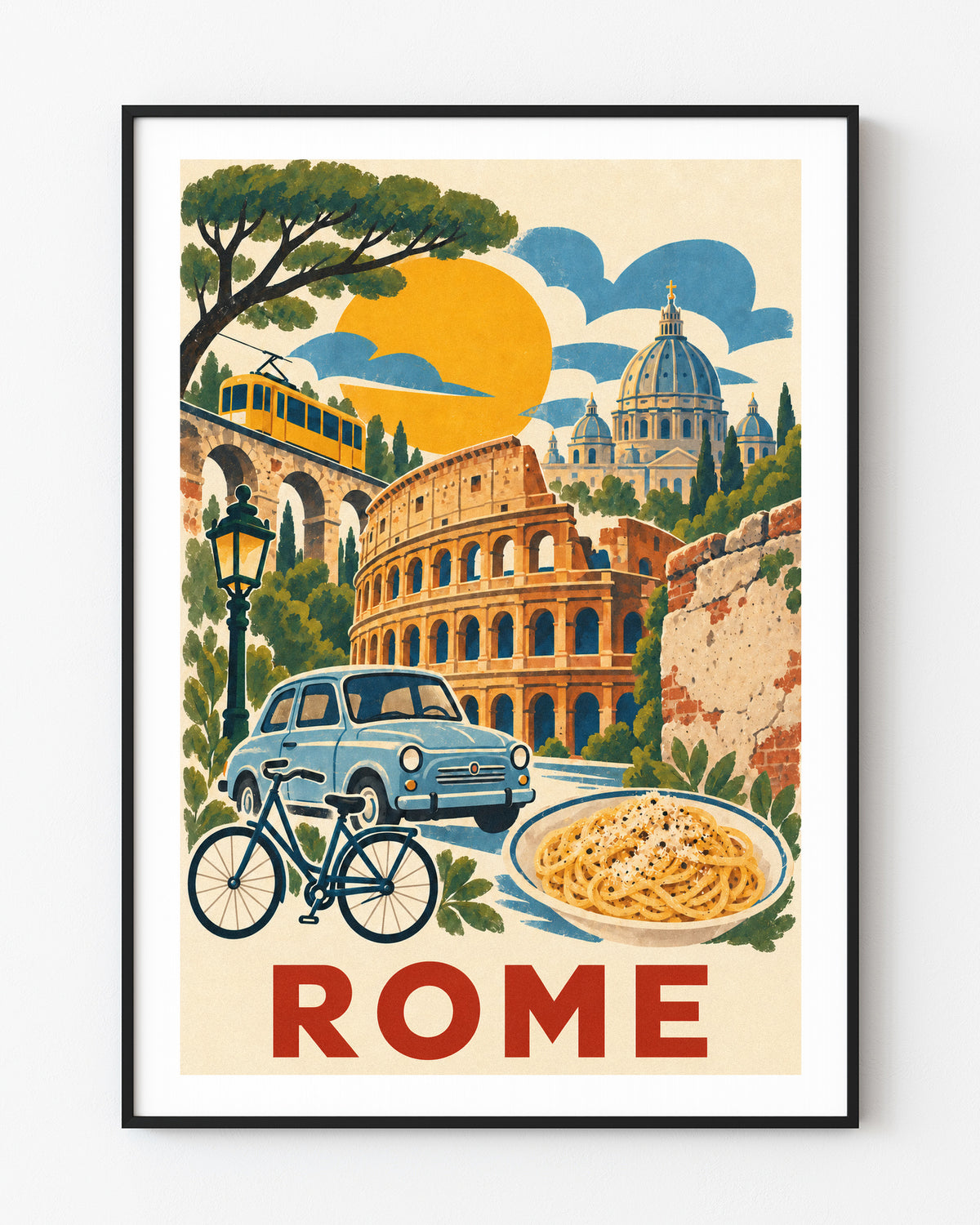 Rome graphic print