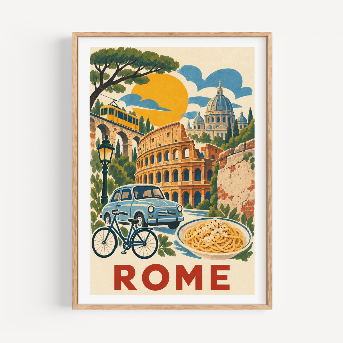 Rome graphic print