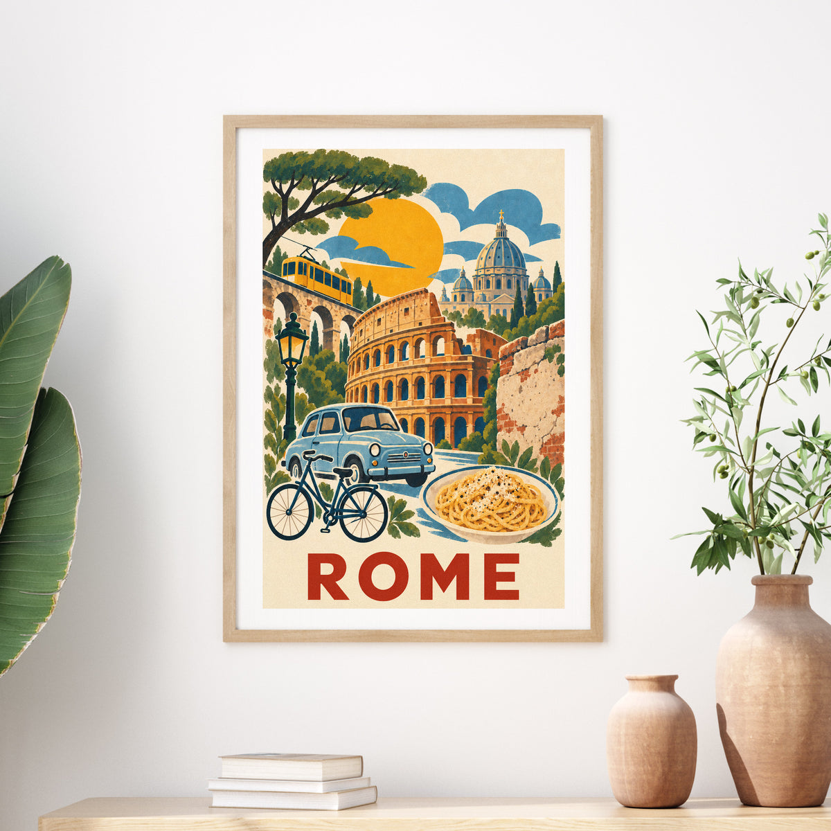 Rome graphic print