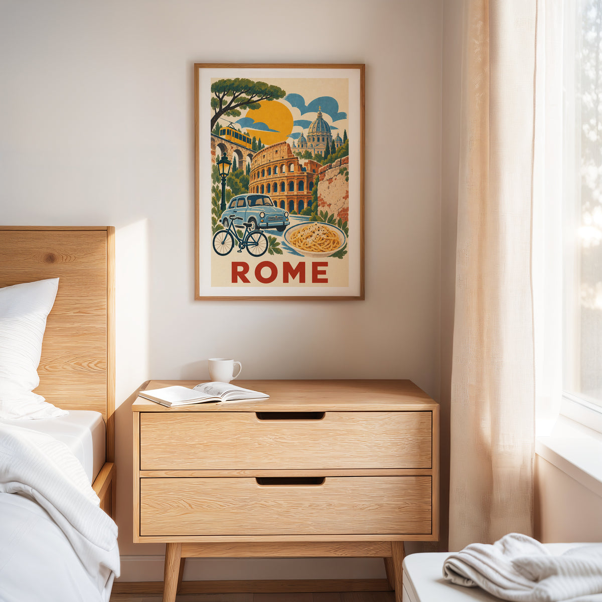 Rome graphic print