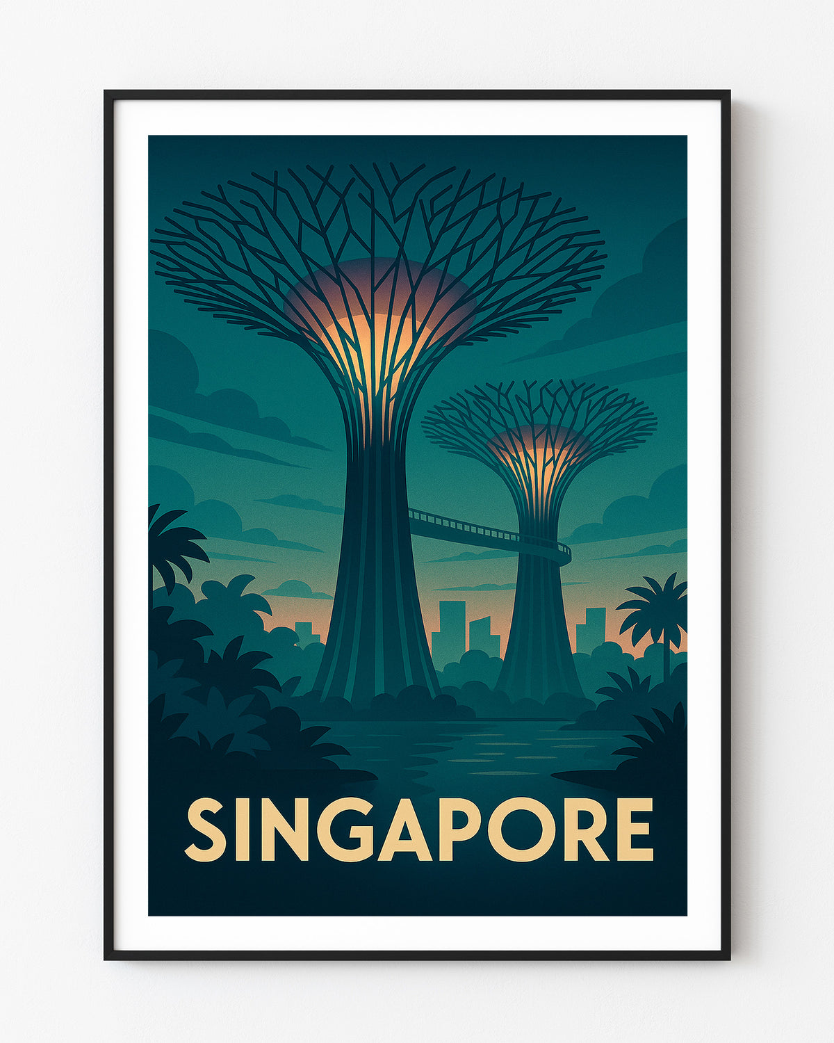 Singapore graphic print