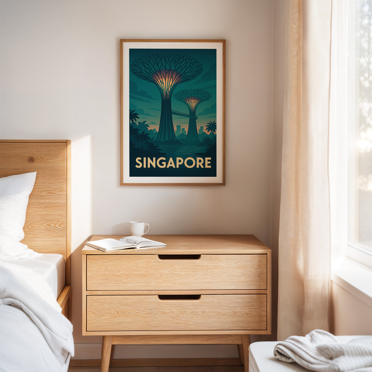 Singapore graphic print