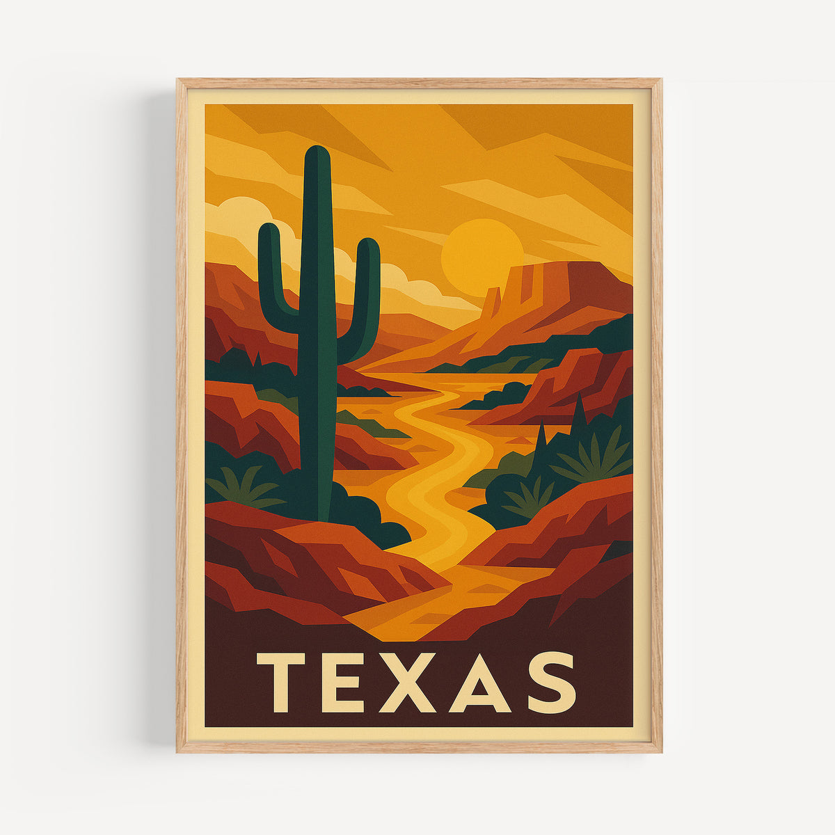 Texas graphic print